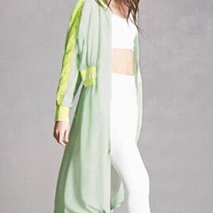 Neon bomber jacket- forever 21